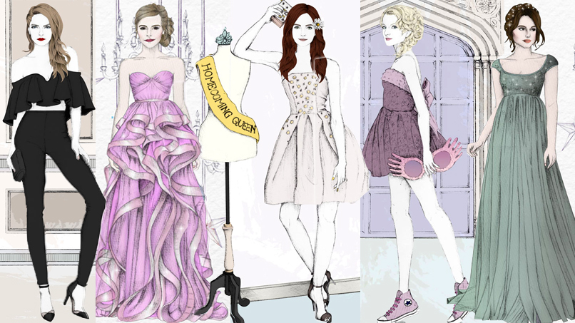Hermione, Hazel Grace, & 18 More of Our Fave Fictional Heroines in Gorgeous Prom Gowns