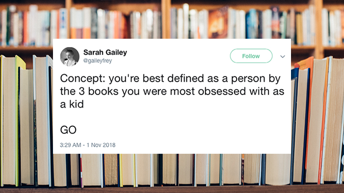 What Three Books Were You OBSESSED WITH as a Child?