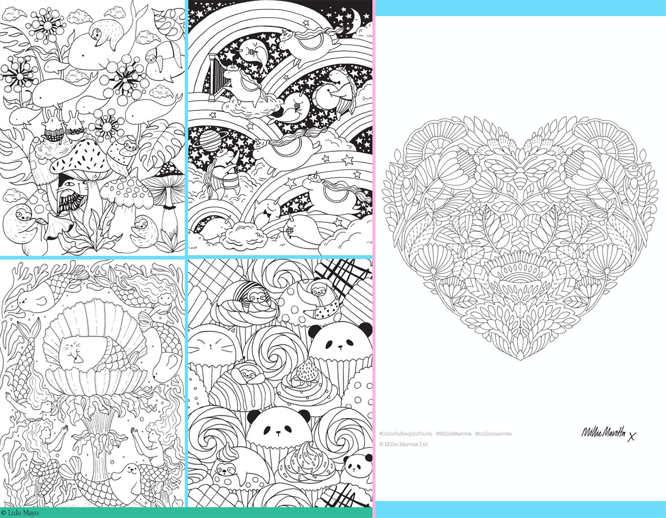 Take A Break With These Adorable Free Coloring Sheets | The SparkNotes Blog