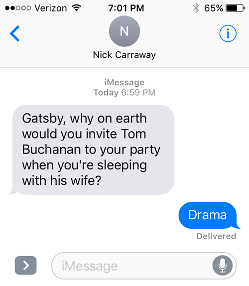 The great gatsby text