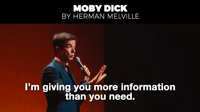 Every Book on Your English Syllabus, Summed Up in John Mulaney Quotes