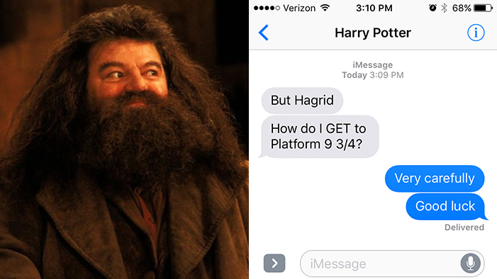 Harry Potter and the Sorcerer's Stone, As Told in a Series of Texts