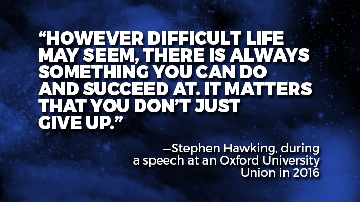 7 of Our Favorite Stephen Hawking Quotes