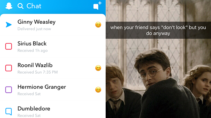 Snapchats from Hogwarts: Part 2