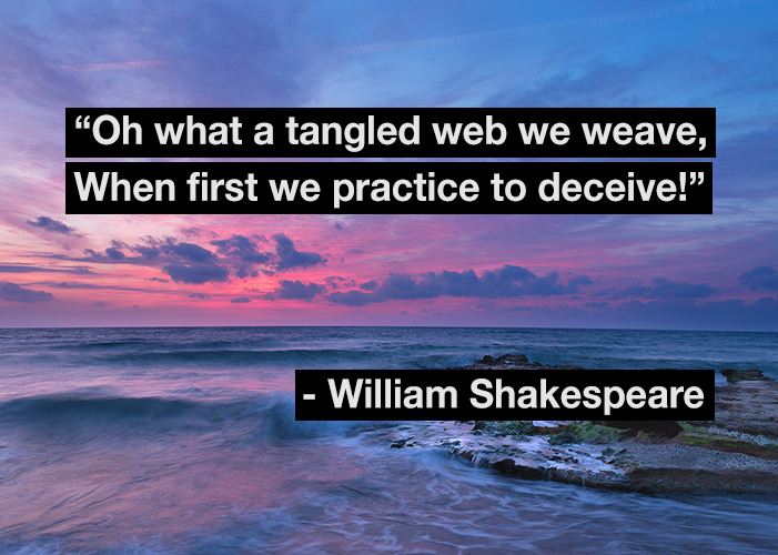 shakespeare quotes on deception
