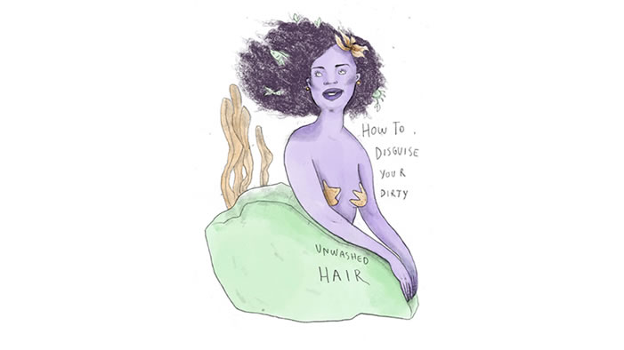Lazy Hair Tips from Mermaids