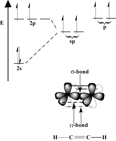 SparkNotes: Organic Chemistry: Orbitals: Valence Bond Theory