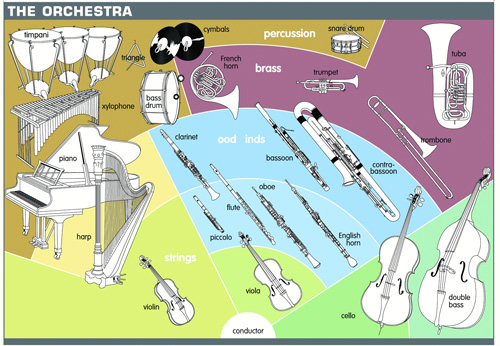 Brass Instruments Diagram