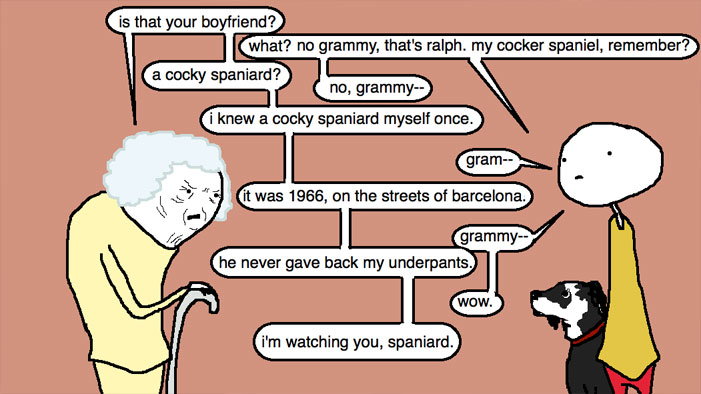 Auntie SparkNotes: I'm a Lesbian, but My Grandma Thinks I'm in Love With an Older Man