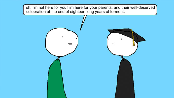 Auntie SparkNotes: Do I HAVE to Go to This Awful Person's Grad Party?