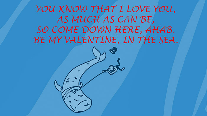 You Haven't Been Truly Hit On Until You've Read These Valentine's Cards By Literary Heroes