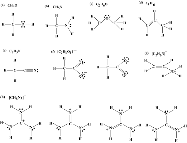 SparkNotes: Organic Chemistry: Covalent Bonding: Problems ... lewis diagram xe 