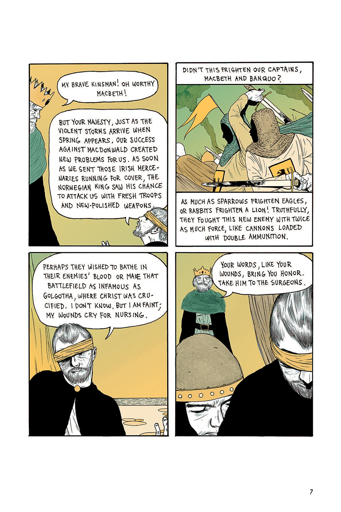 Macbeth Act 1 Scene 2 Page 7: Graphic Novel | SparkNotes