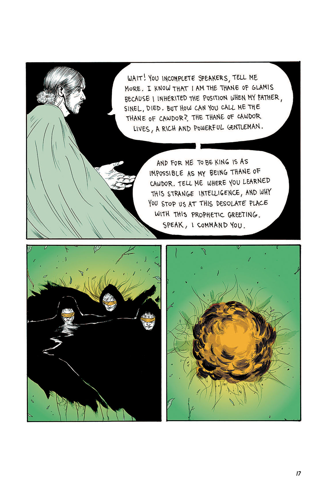 Macbeth Act 1 Scene 3 Page 17 Graphic Novel SparkNotes